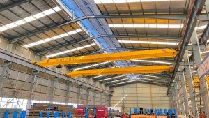 Single girder crane